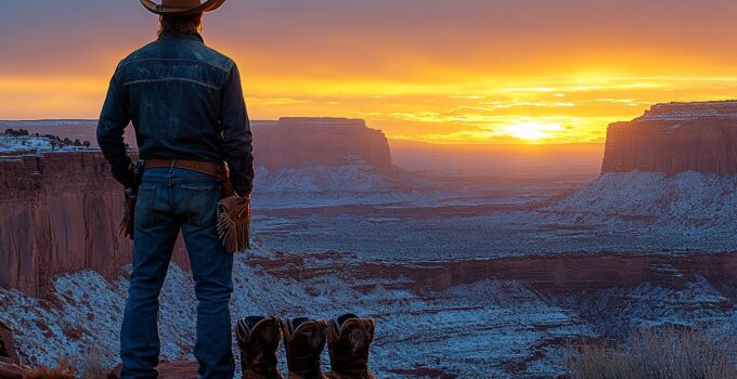 De canyon en canyon : comment bien choisir vos bottes cowboy pour un road trip